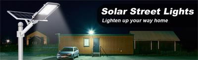 Las farolas solares para exteriores son ampliamente utilizadas.